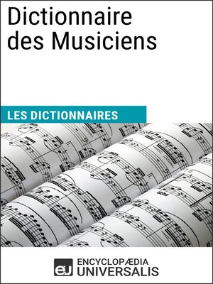 cover image of Dictionnaire des Musiciens